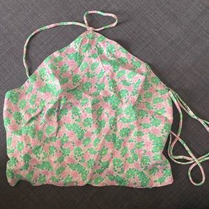 ZARA Floral Halter Top